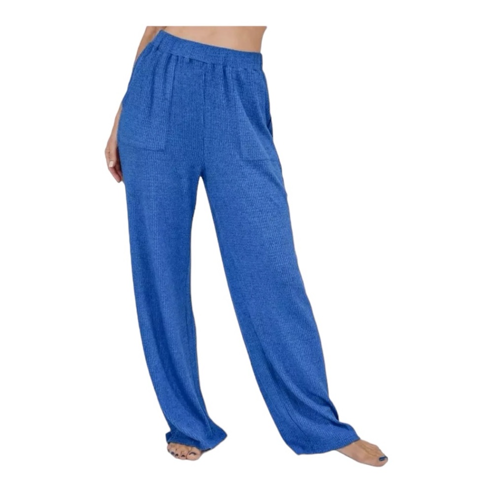 NWOT Retreat Women's Size 2X Blue Loungewear Pants With Pockets